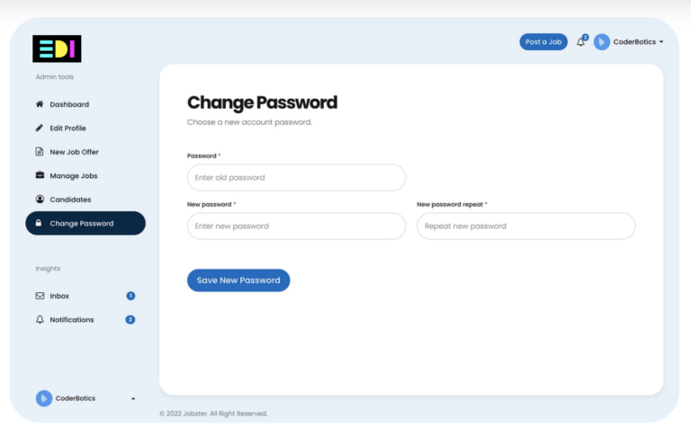 Company Change Password