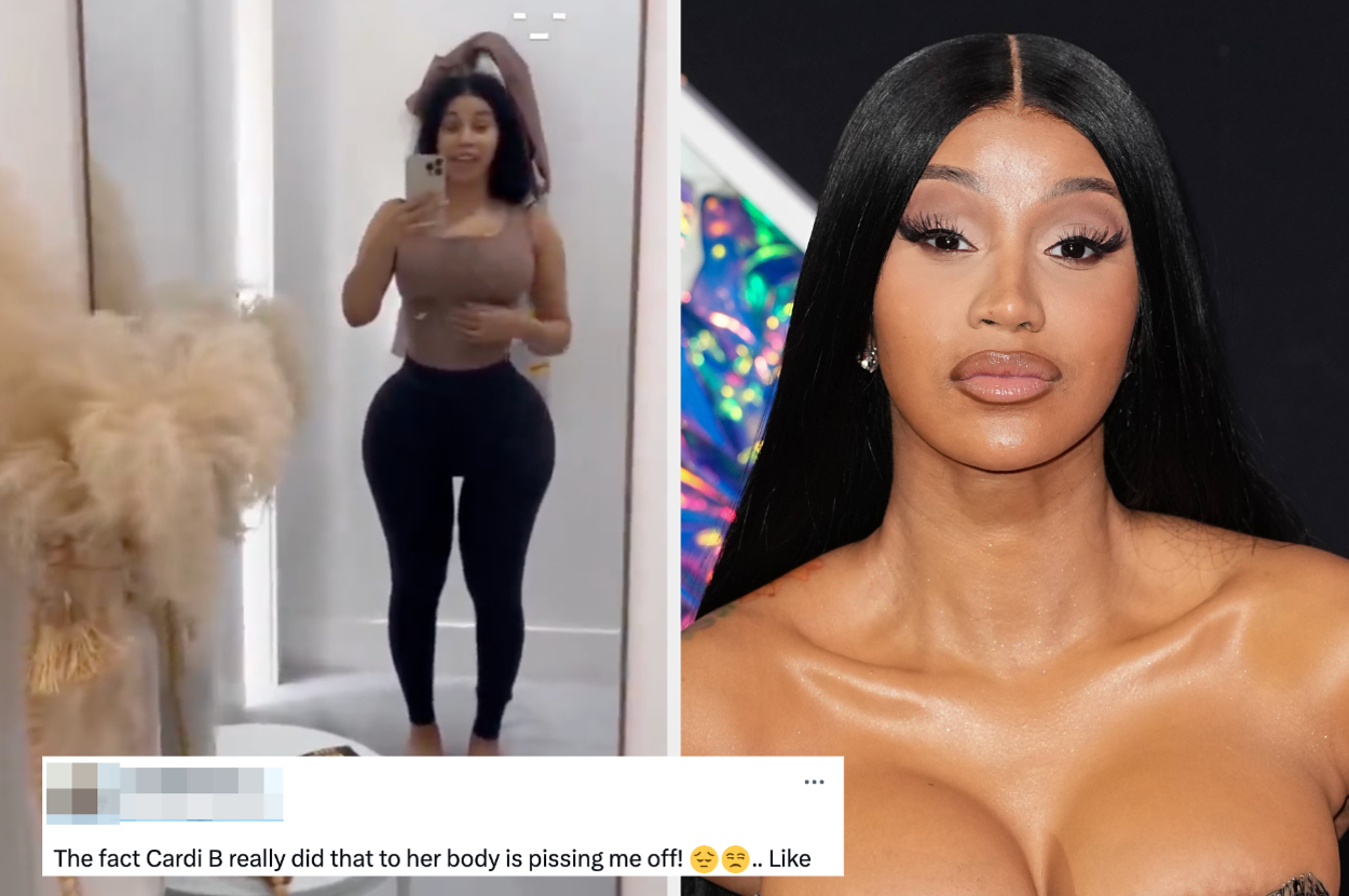 After Getting Breast Implants, Butt Shots, And A Nose Job, Cardi B Responded To A Comment That She Ruined Her Body